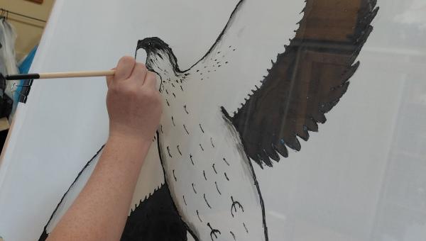 malowanie na jedwabiu